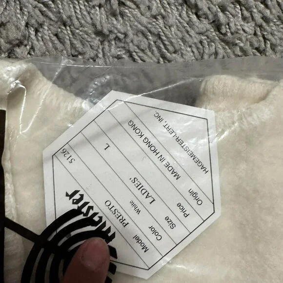 Meister 90s Vintage Retro Patterned New Wool Deadstock Vest Size L - Picture 2 of 7